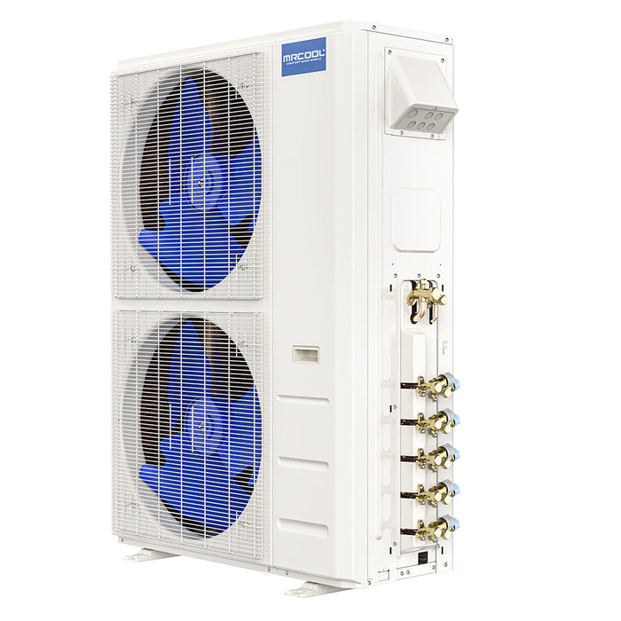 MRCOOL DIY Mini Split - 45,000 BTU 5 Zone Ductless Air Conditioner and Heat Pump with Line Sets, DIYM548HPW00C00