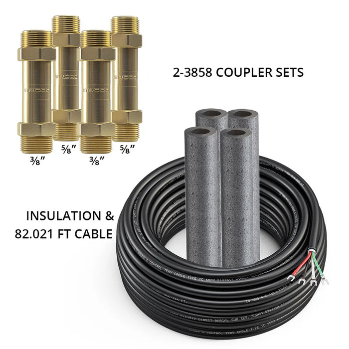 MRCOOL DIYCOUPLER-58 + DIYCOUPLER-38 + 75ft MC-5 Cable, 4th Gen, DIYCOUPLER-3858K75C