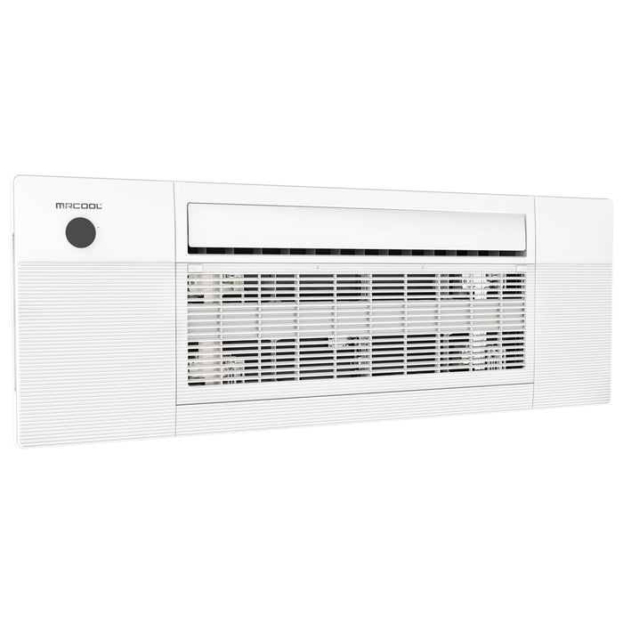 MRCOOL DIY Mini Split - 21,000 BTU 2 Zone Ceiling Cassette Ductless Air Conditioner and Heat Pump with 16 and 35 ft. Install Kit, DIYM218HPC01C02