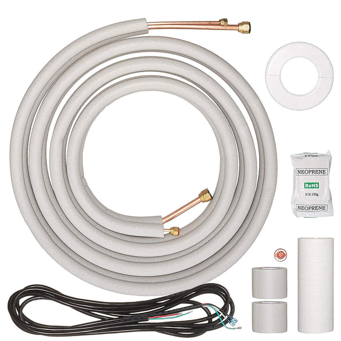 Senville Insulated Line Set - 3/8'' and 5/8", PJX-3 (R454-B Refrigerant)
