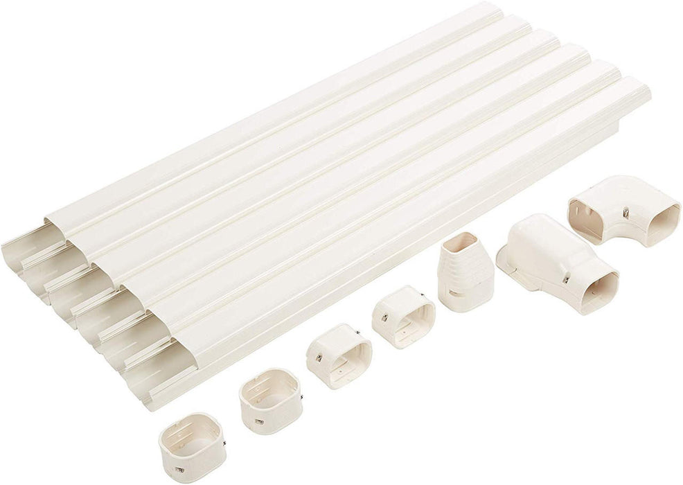 Senville 20 Ft. Line Set Cover Kit for Mini Split AC, SENLC-6 (Only Compatible with Senville Mini Split Systems)