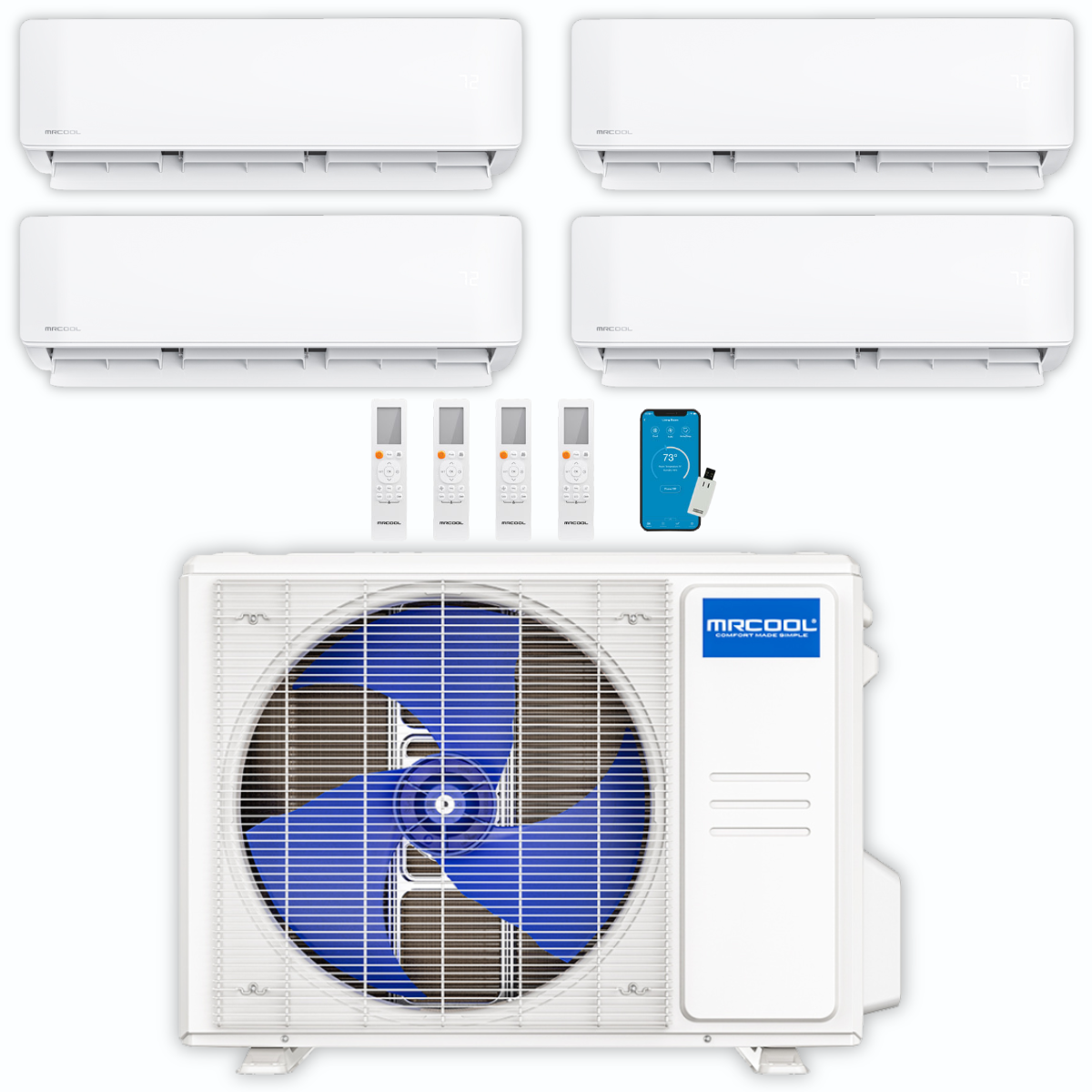 MRCOOL DIY Mini Split - 36,000 BTU 4 Zone Ductless Air
