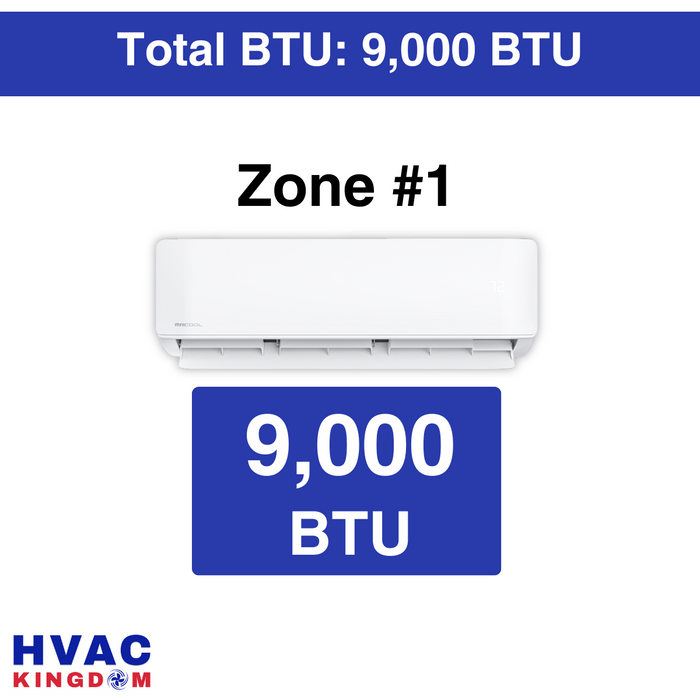 MRCOOL DIY Easy Pro® 9K BTU Ductless Mini Split Heat Pump Complete System 115V/60Hz with 16 ft. Install Kit, EZPRO-09-HP-11516