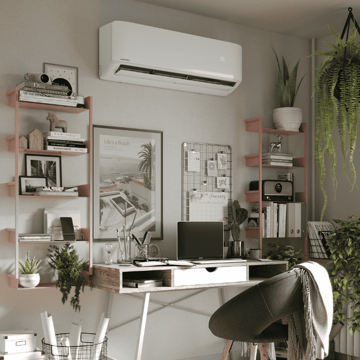 MRCOOL DIY 5th Gen 3-Zone 45,000 BTU Ductless Mini Split Air Conditioner & Heat Pump with Pre-Charged Line Sets (9K+18K+18K), DIYM348HP