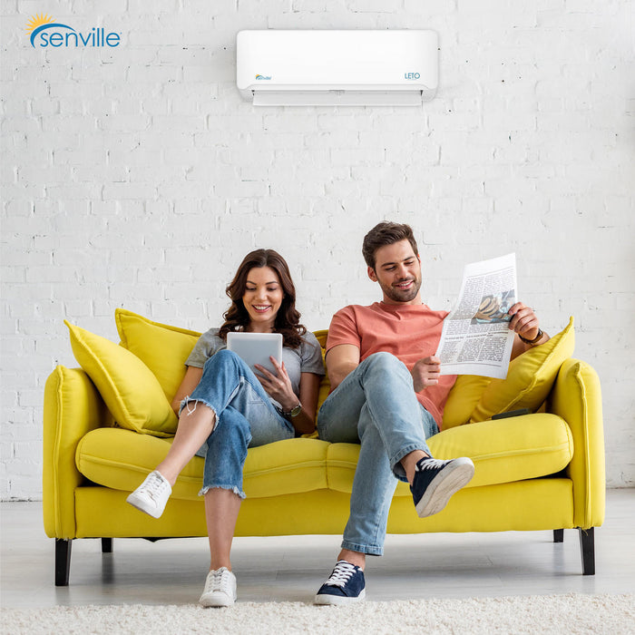 Senville LETO 24K BTU Mini Split Air Conditioner and Heat Pump Complete System 208-230V/60Hz, SENL/24CD