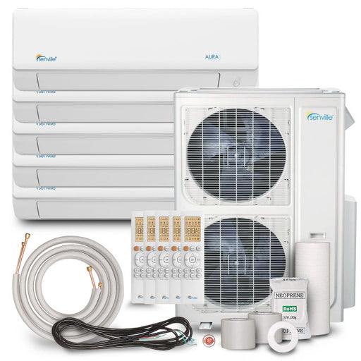 Senville AURA Mini Split 45,000 BTU Zone Ductless Air